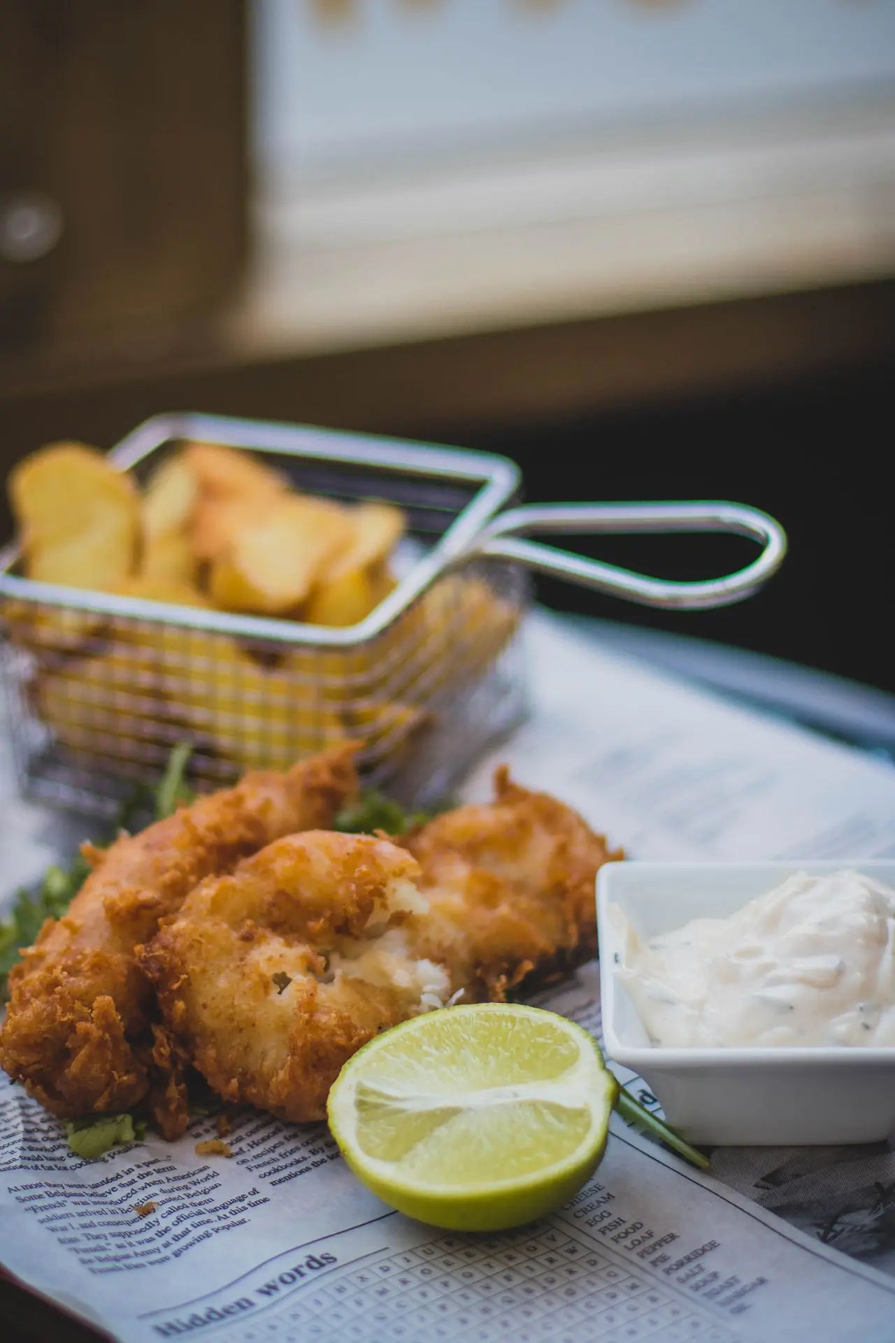 Kibbeling met patat